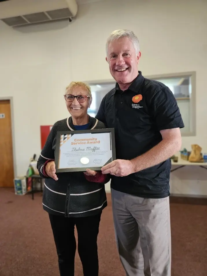 Thelma Moffitt and Philip Kearney