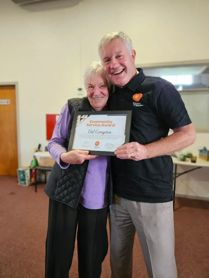 Val Compton and Philip Kearney