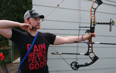 Archery gives a new lease on the life of a young man with psoriatic arthritis